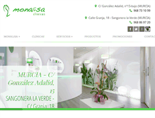 Tablet Screenshot of monalisaclinicas.com